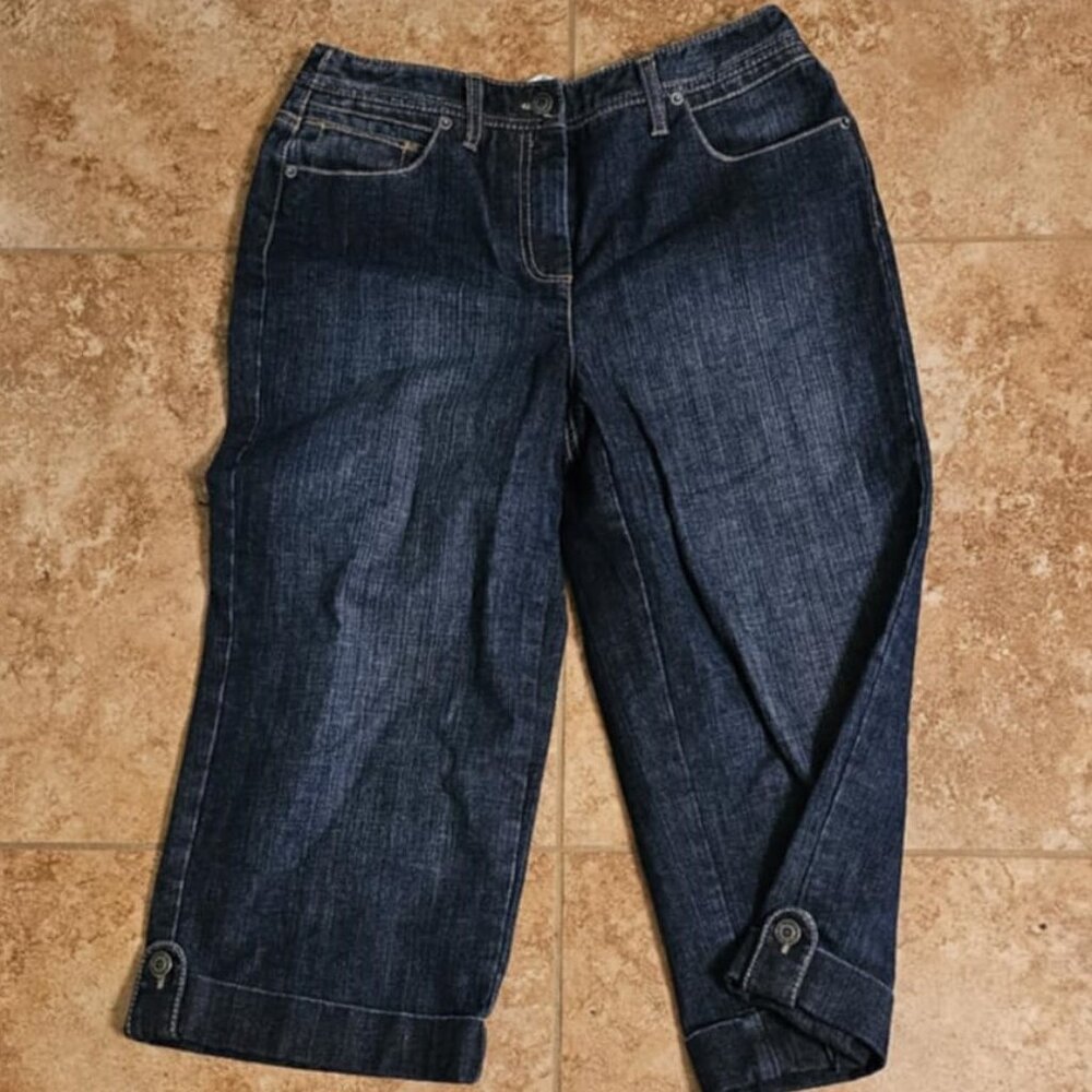 Talbots Stretch Denim Capris